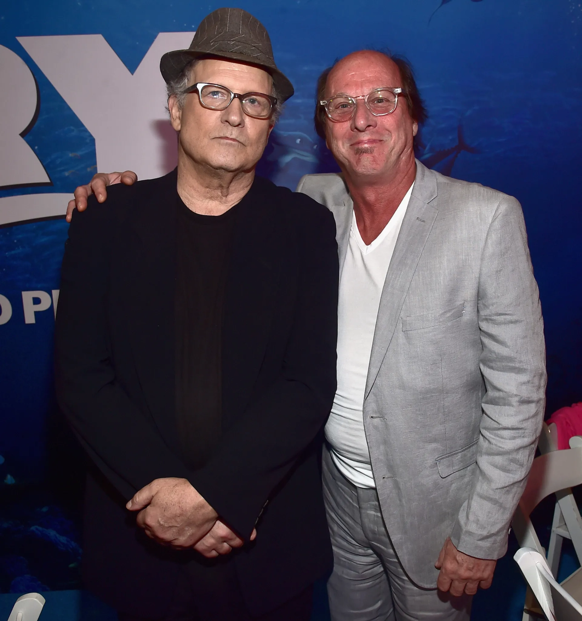 Albert Brooks and Adrian Belew at an event for Finding Dory (2016)