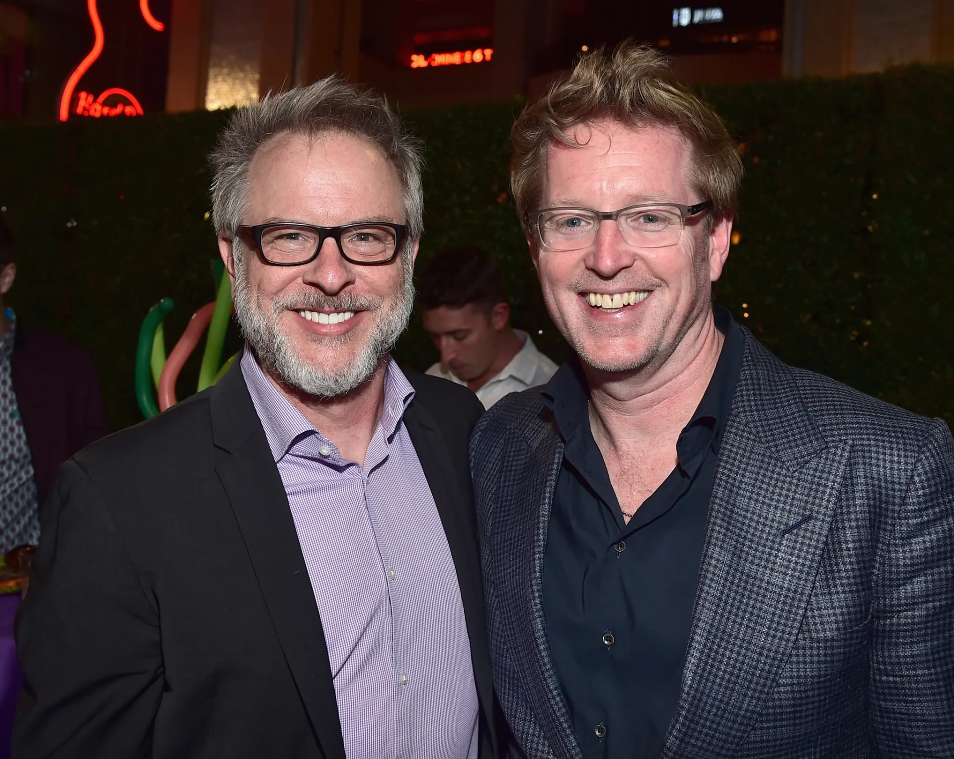 Andrew Stanton and Rich Moore at an event for Finding Dory (2016)