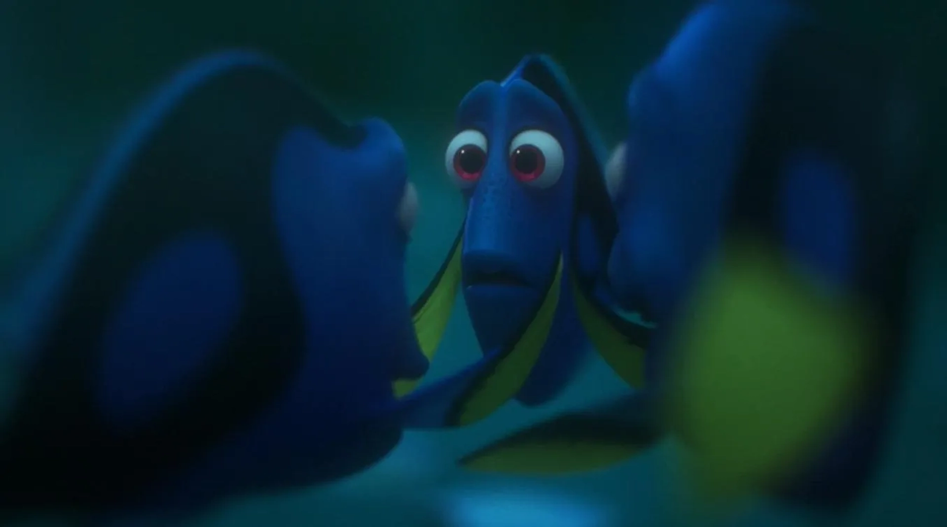 Diane Keaton, Ellen DeGeneres, and Eugene Levy in Finding Dory (2016)