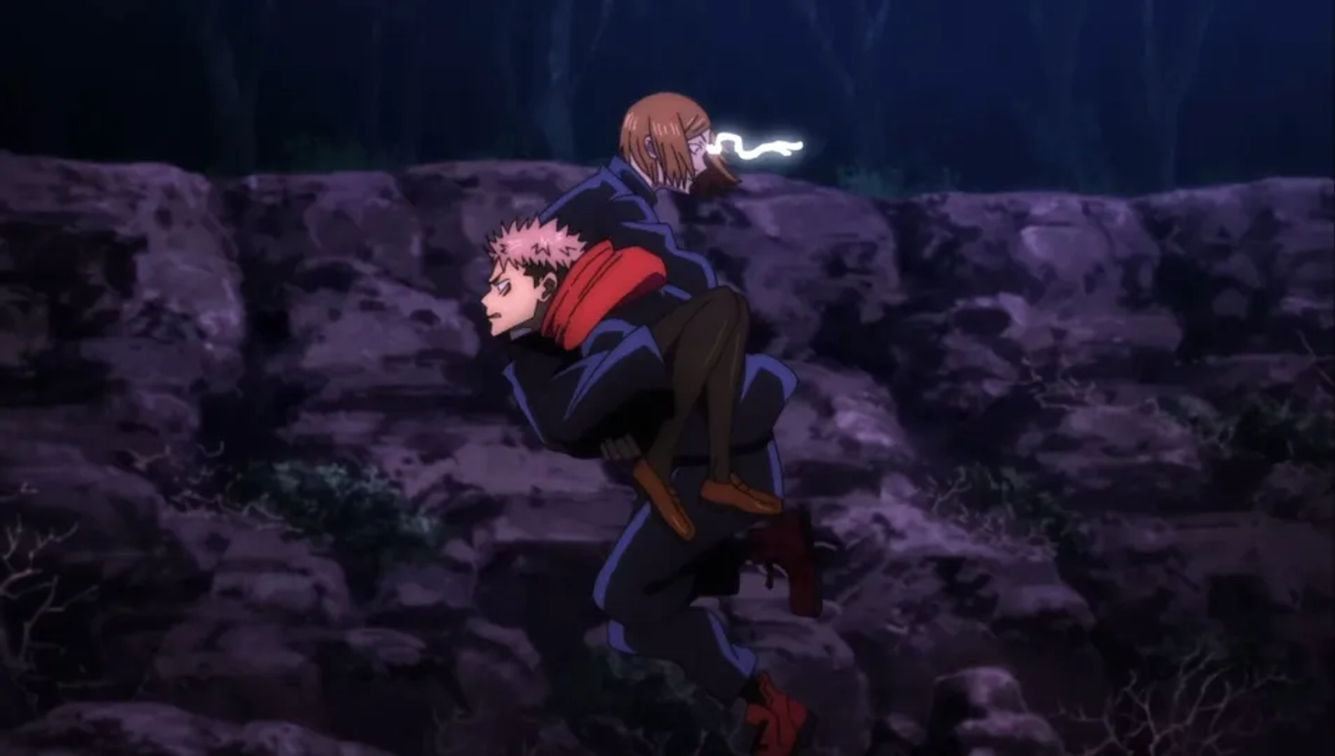 Asami Seto and Junya Enoki in Jujutsu Kaisen (2020)