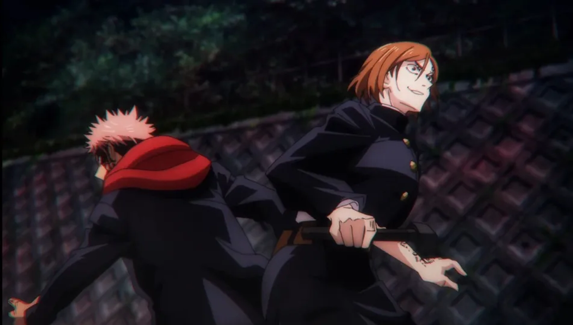 Asami Seto and Junya Enoki in Jujutsu Kaisen (2020)