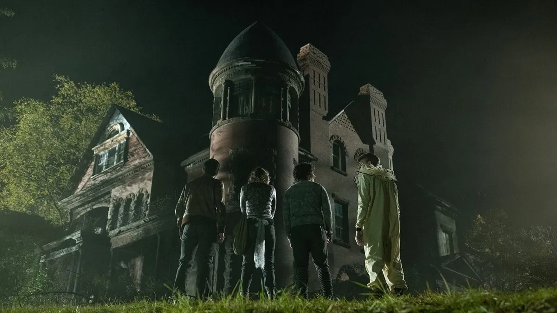 Zoe Colletti, Gabriel Rush, Michael Garza, and Austin Zajur in Scary Stories to Tell in the Dark (2019)