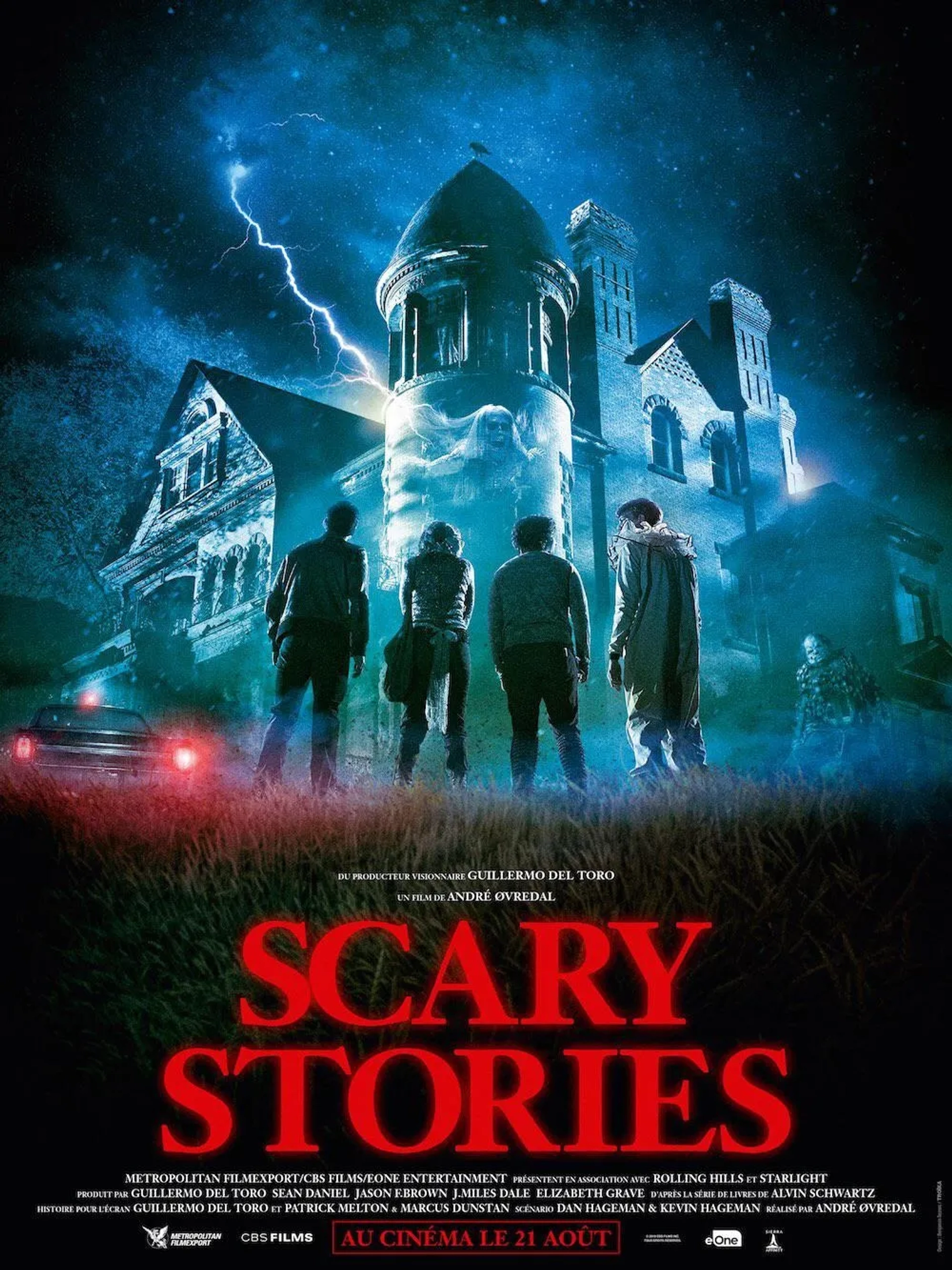 Zoe Colletti, Gabriel Rush, Michael Garza, and Austin Zajur in Scary Stories to Tell in the Dark (2019)