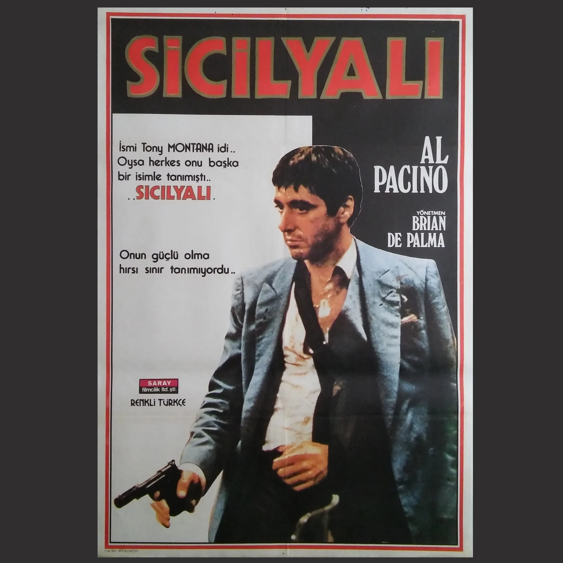 Al Pacino and Brian De Palma in Scarface (1983)