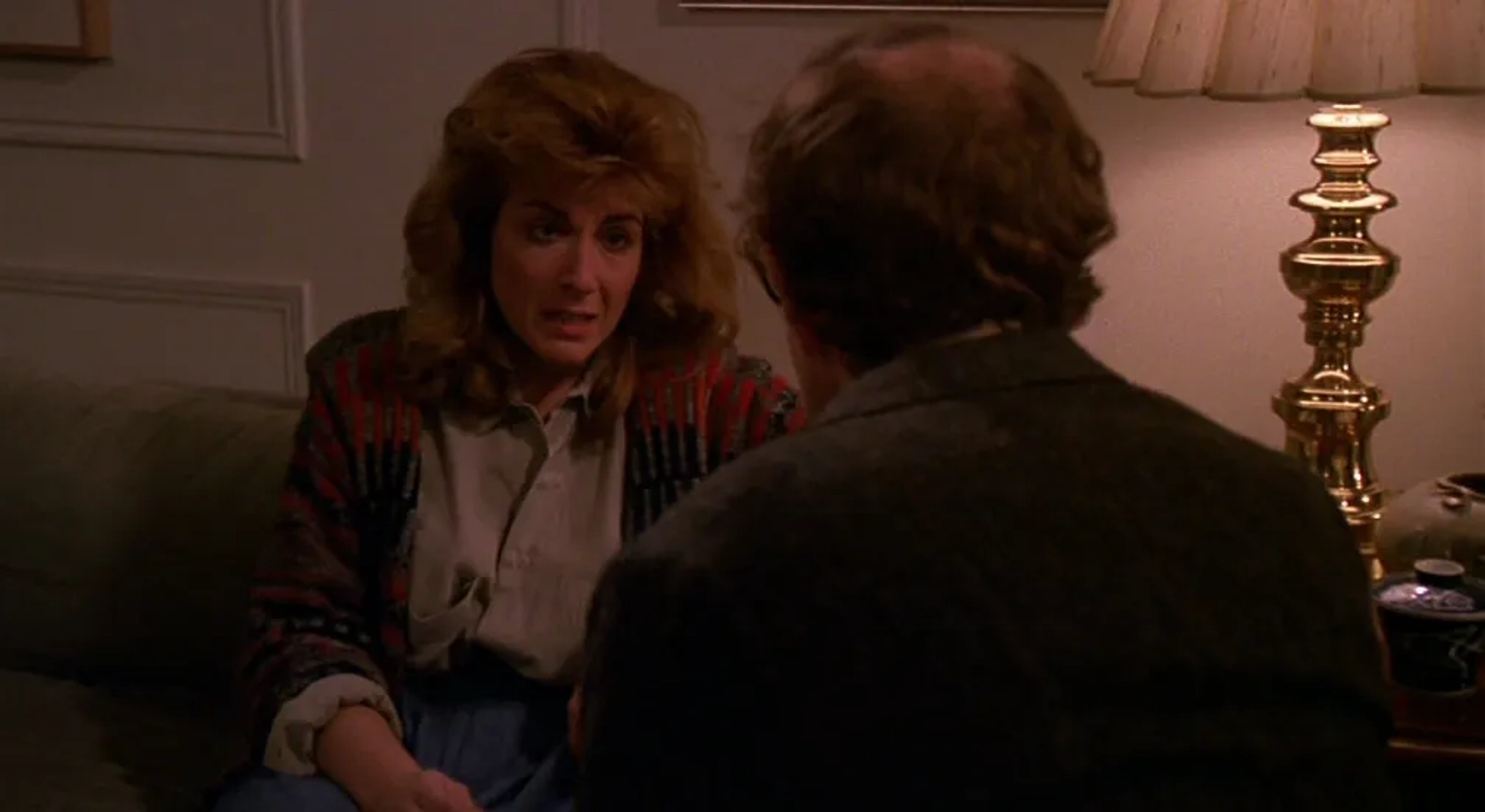 Woody Allen and Caroline Aaron in Crimes and Misdemeanors (1989)