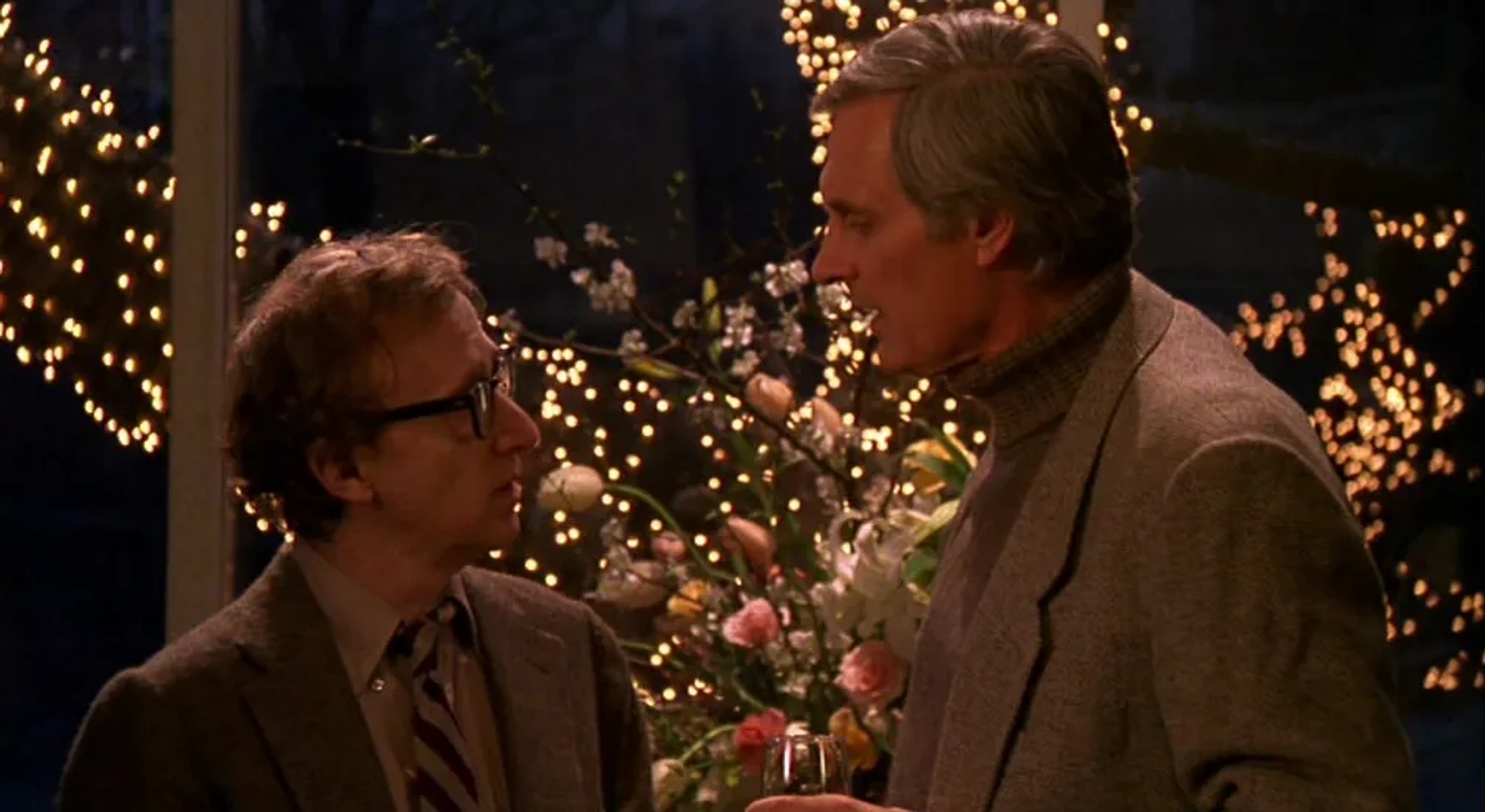 Woody Allen and Alan Alda in Crimes and Misdemeanors (1989)