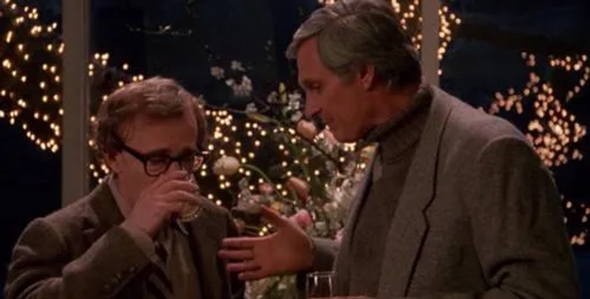 Woody Allen and Alan Alda in Crimes and Misdemeanors (1989)