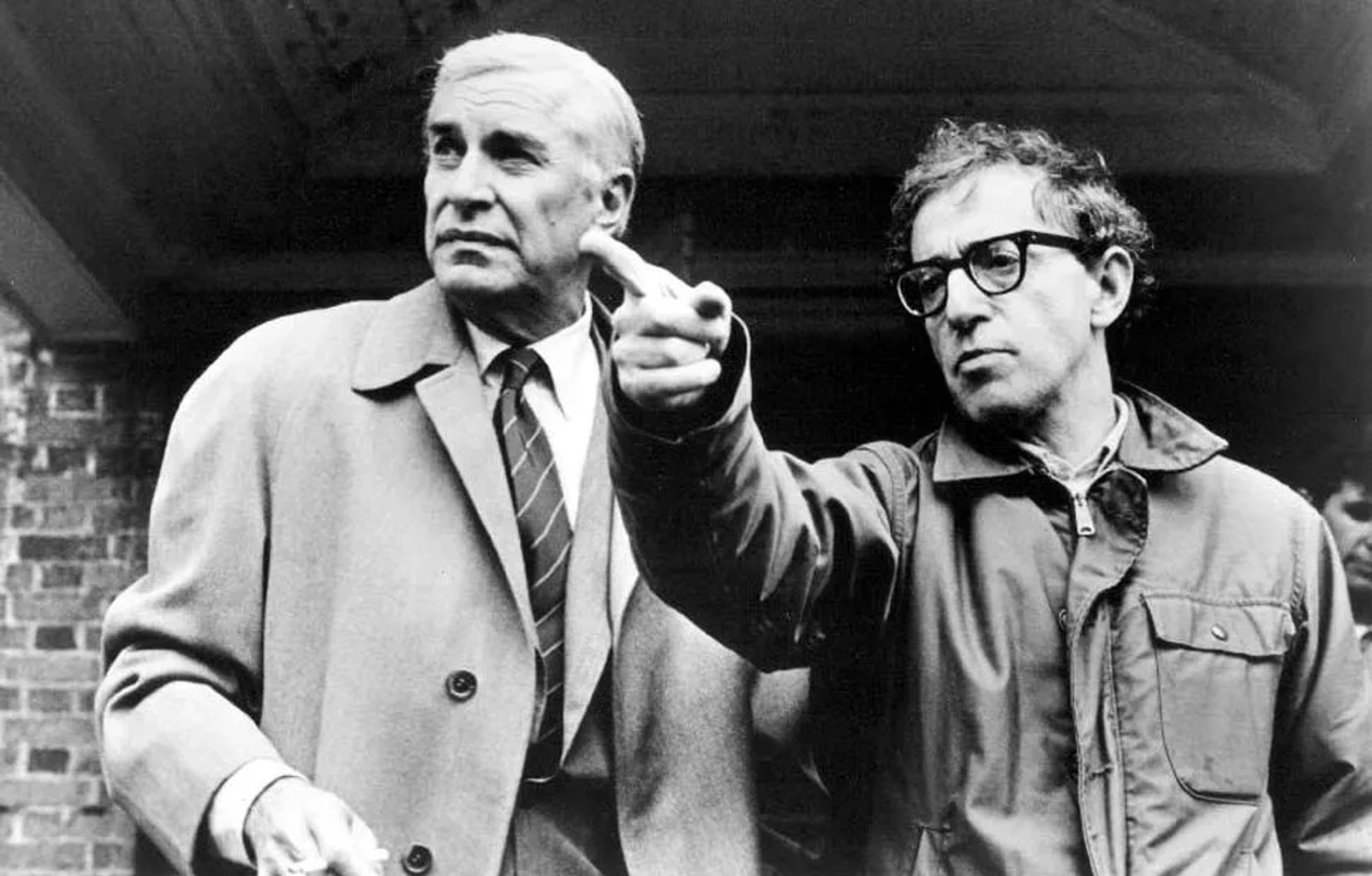 Woody Allen and Martin Landau in Crimes and Misdemeanors (1989)