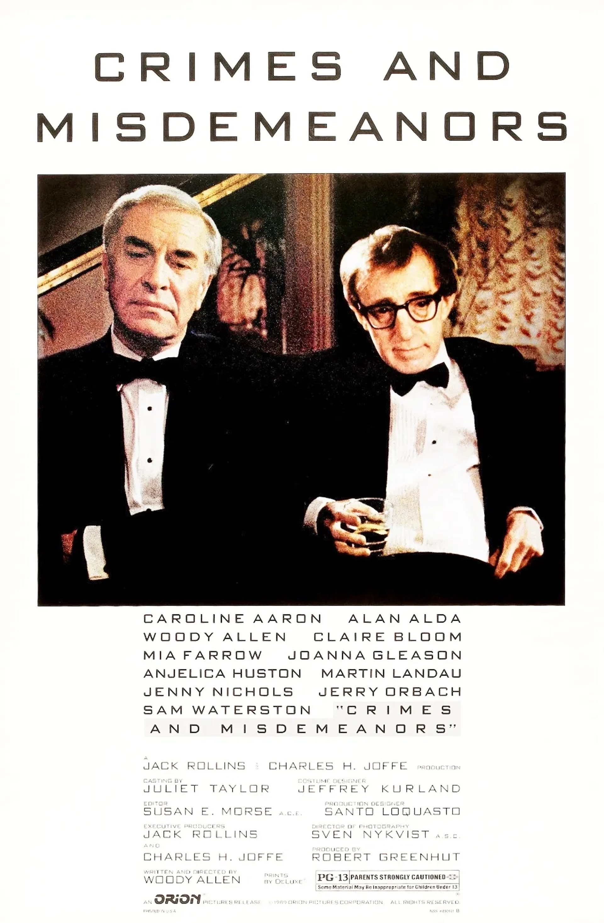 Woody Allen and Martin Landau in Crimes and Misdemeanors (1989)