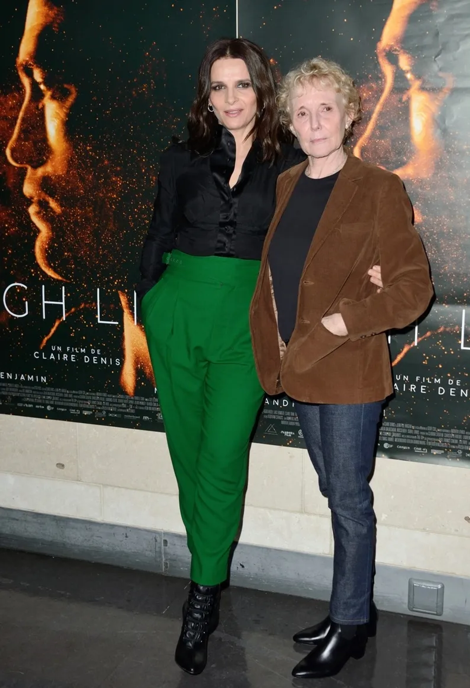 Juliette Binoche and Claire Denis at an event for High Life (2018)