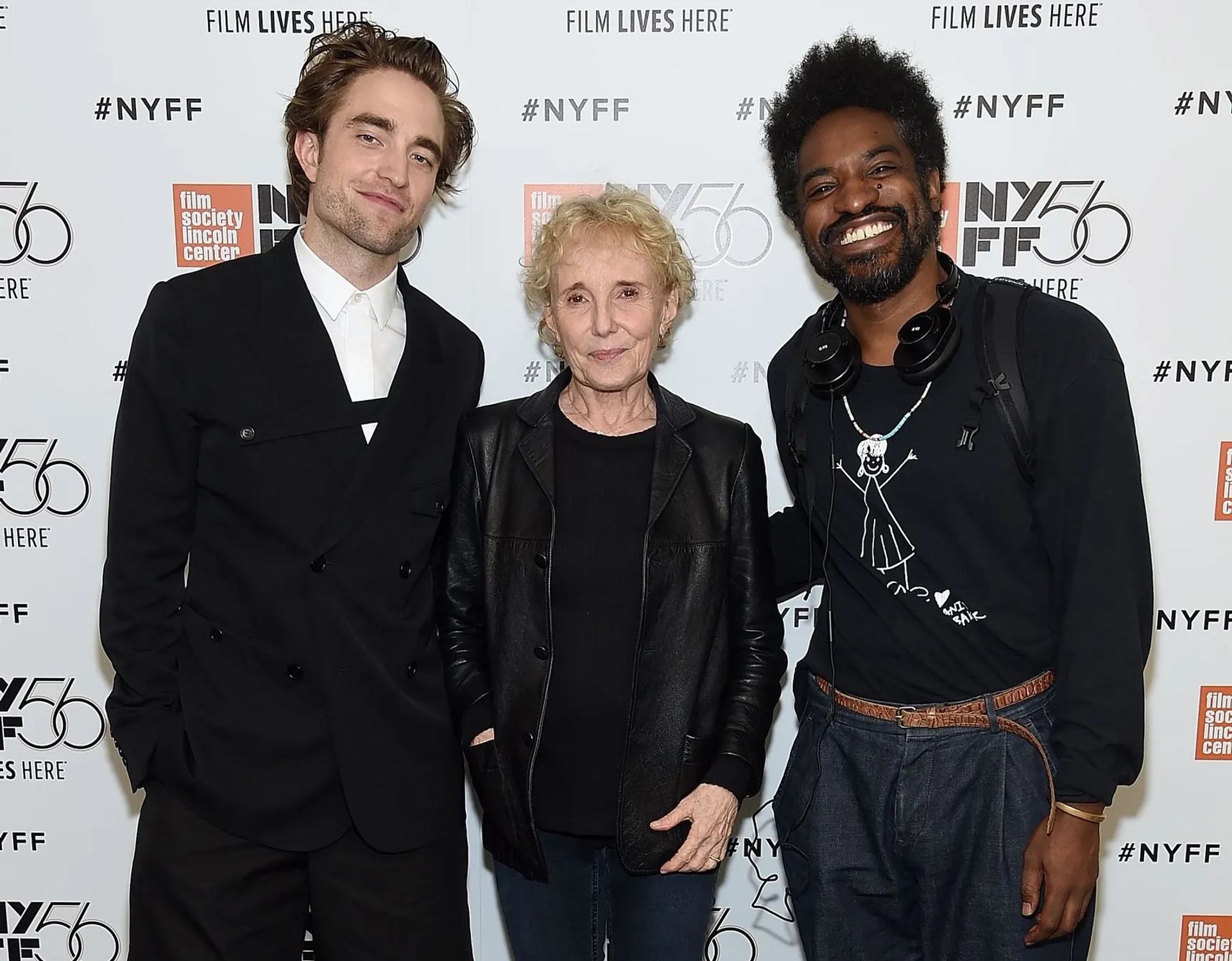 André 3000, Claire Denis, and Robert Pattinson at an event for High Life (2018)