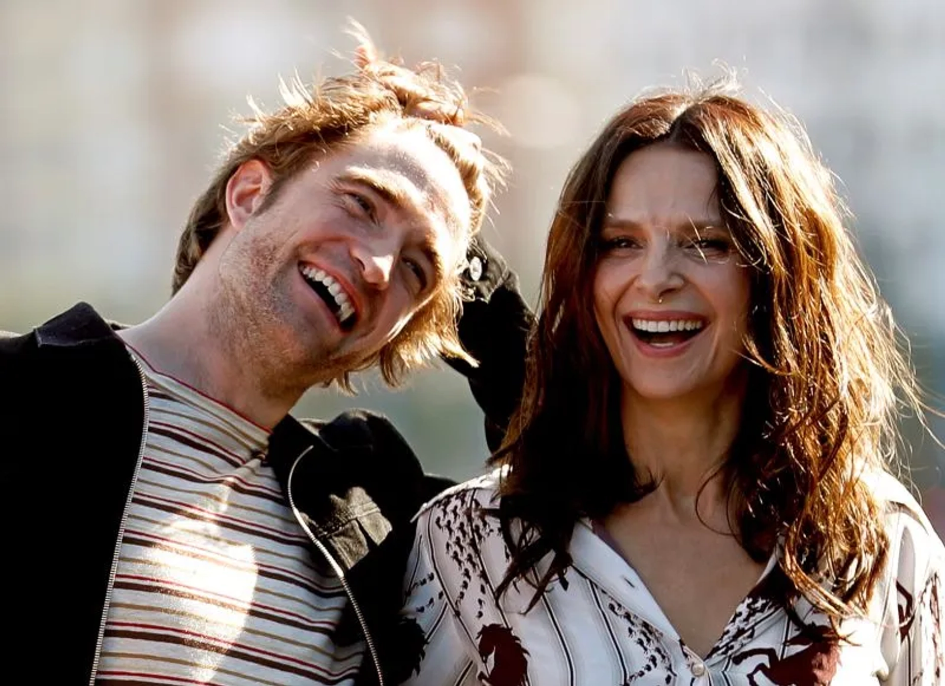 Juliette Binoche and Robert Pattinson at an event for High Life (2018)