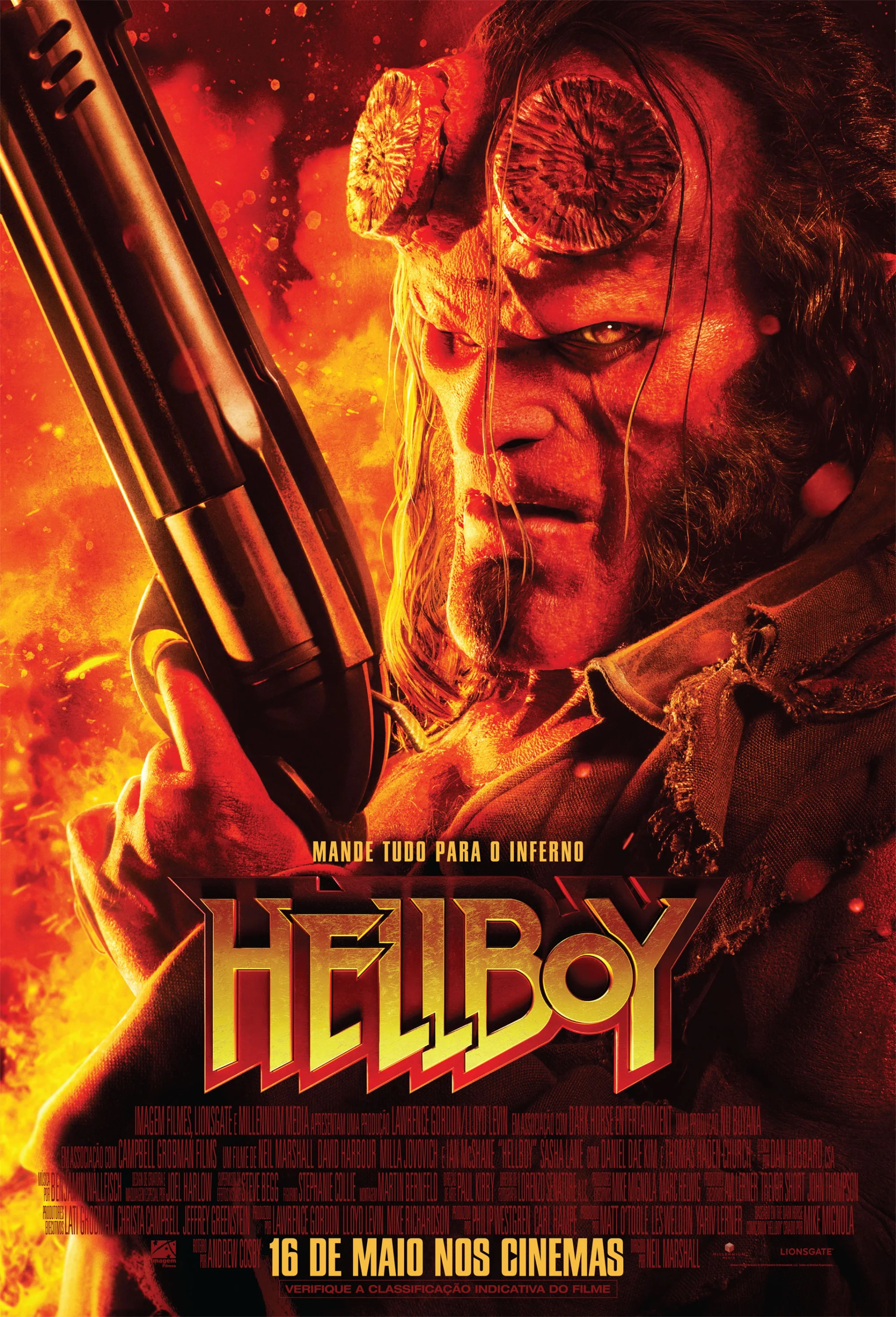 David Harbour in Hellboy (2019)