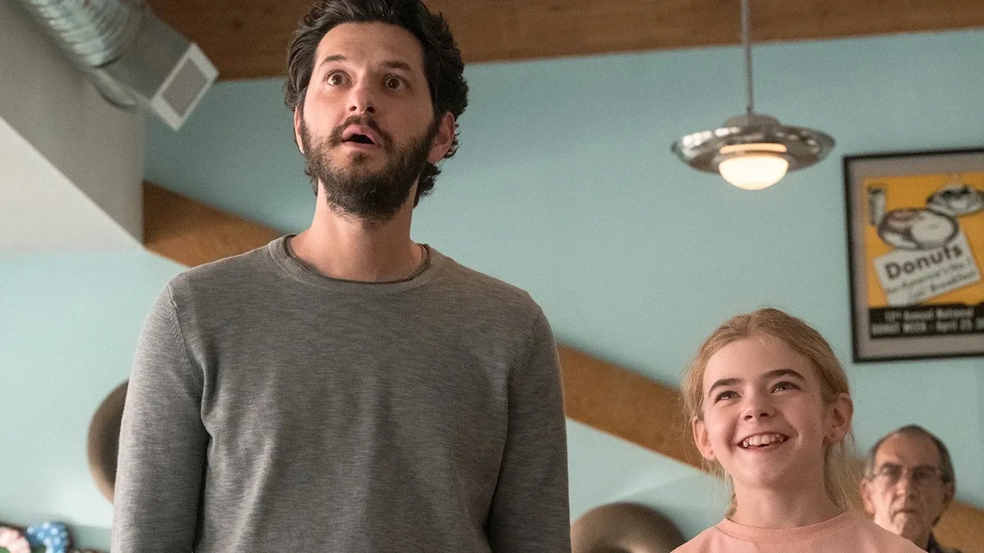 Matilda Lawler and Ben Schwartz in Flora & Ulysses (2021)