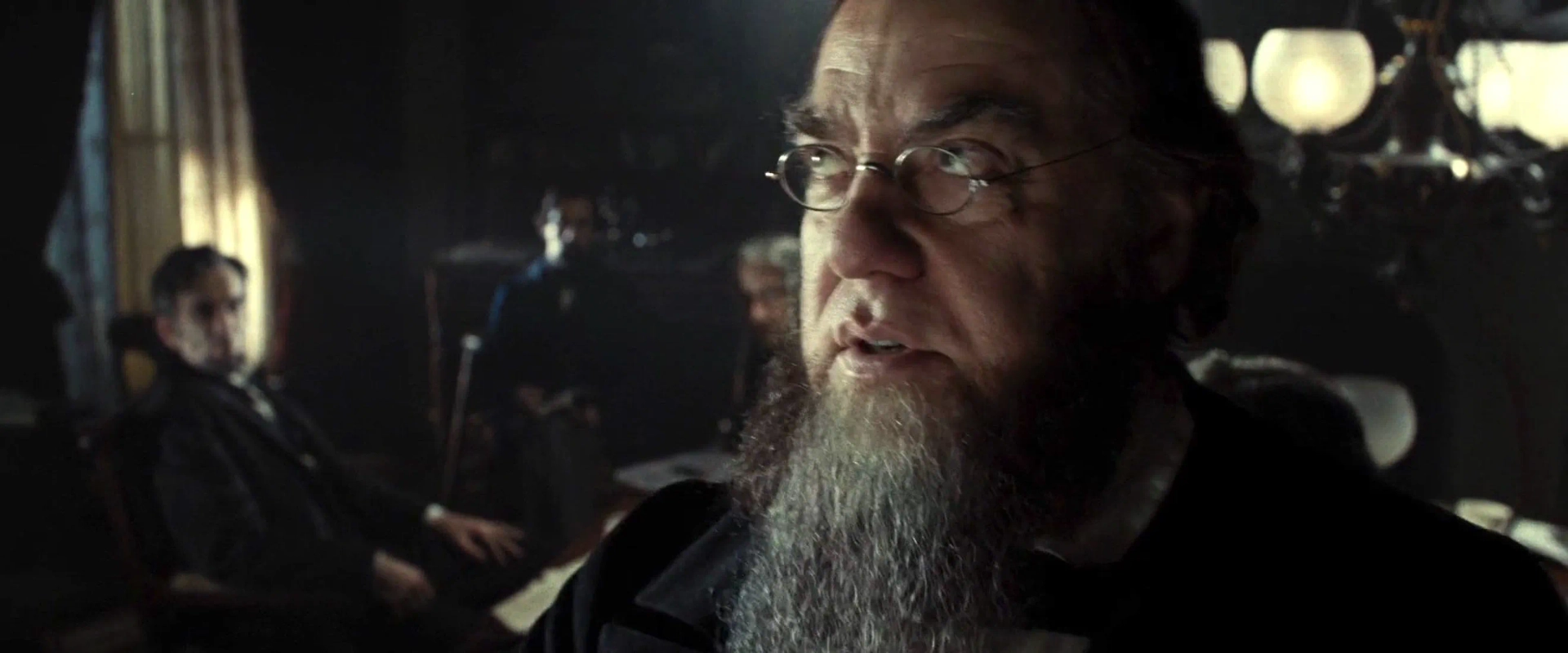 Daniel Day-Lewis, David Strathairn, Bruce McGill, and Jeremy Strong in Lincoln (2012)