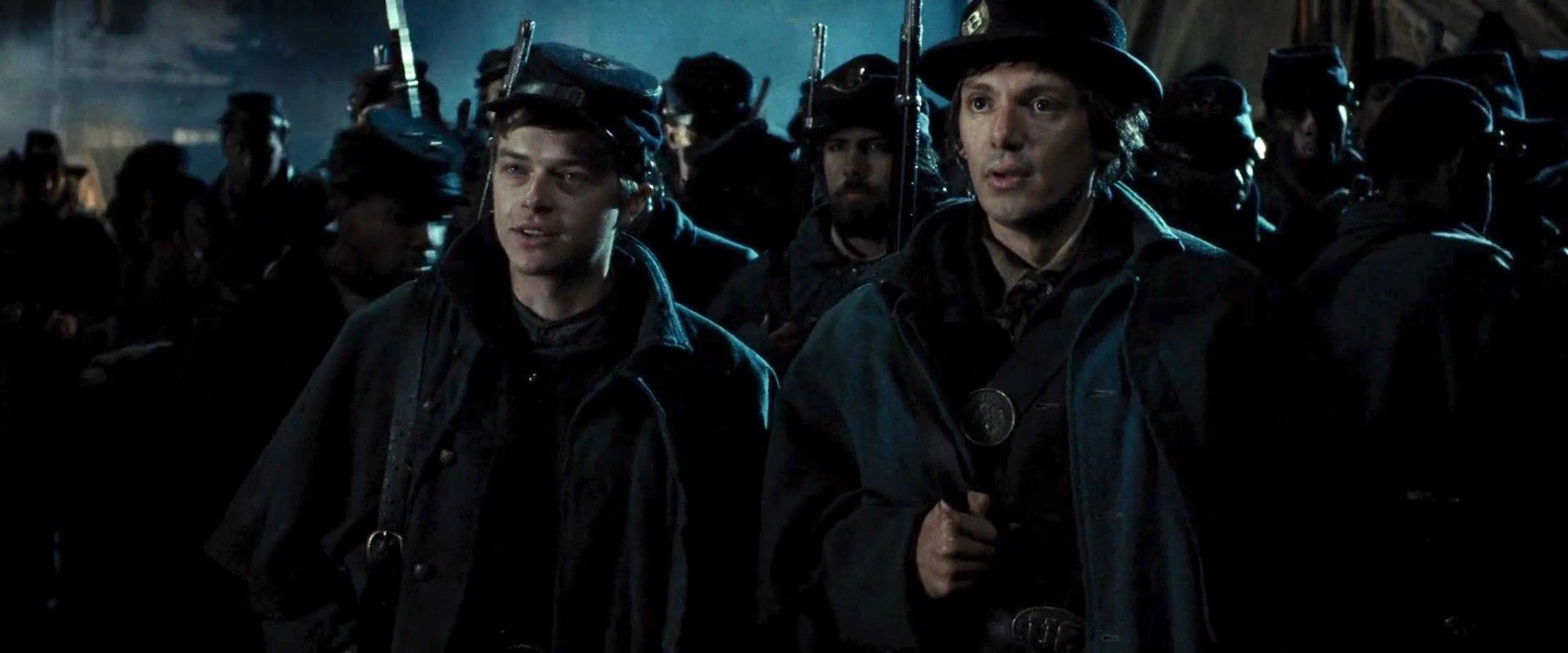 Lukas Haas and Dane DeHaan in Lincoln (2012)