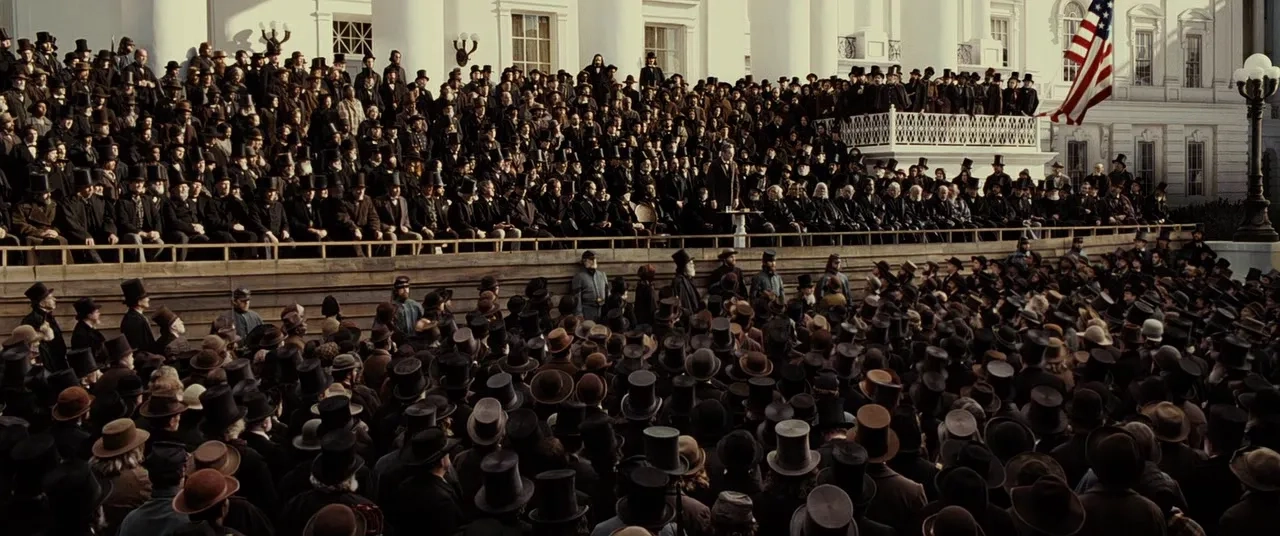 Daniel Day-Lewis, Joseph Cross, and Jeremy Strong in Lincoln (2012)