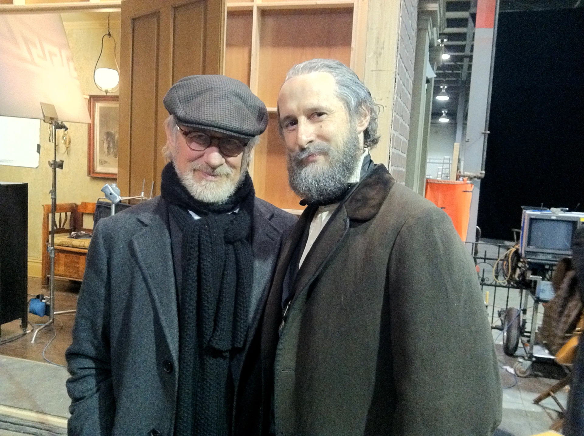 Steven Spielberg and Richard Topol in Lincoln (2012)