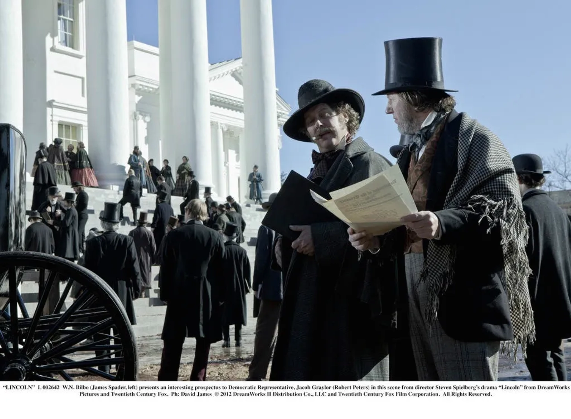 "Lincoln" with James Spader. Directed by Steven Spielberg