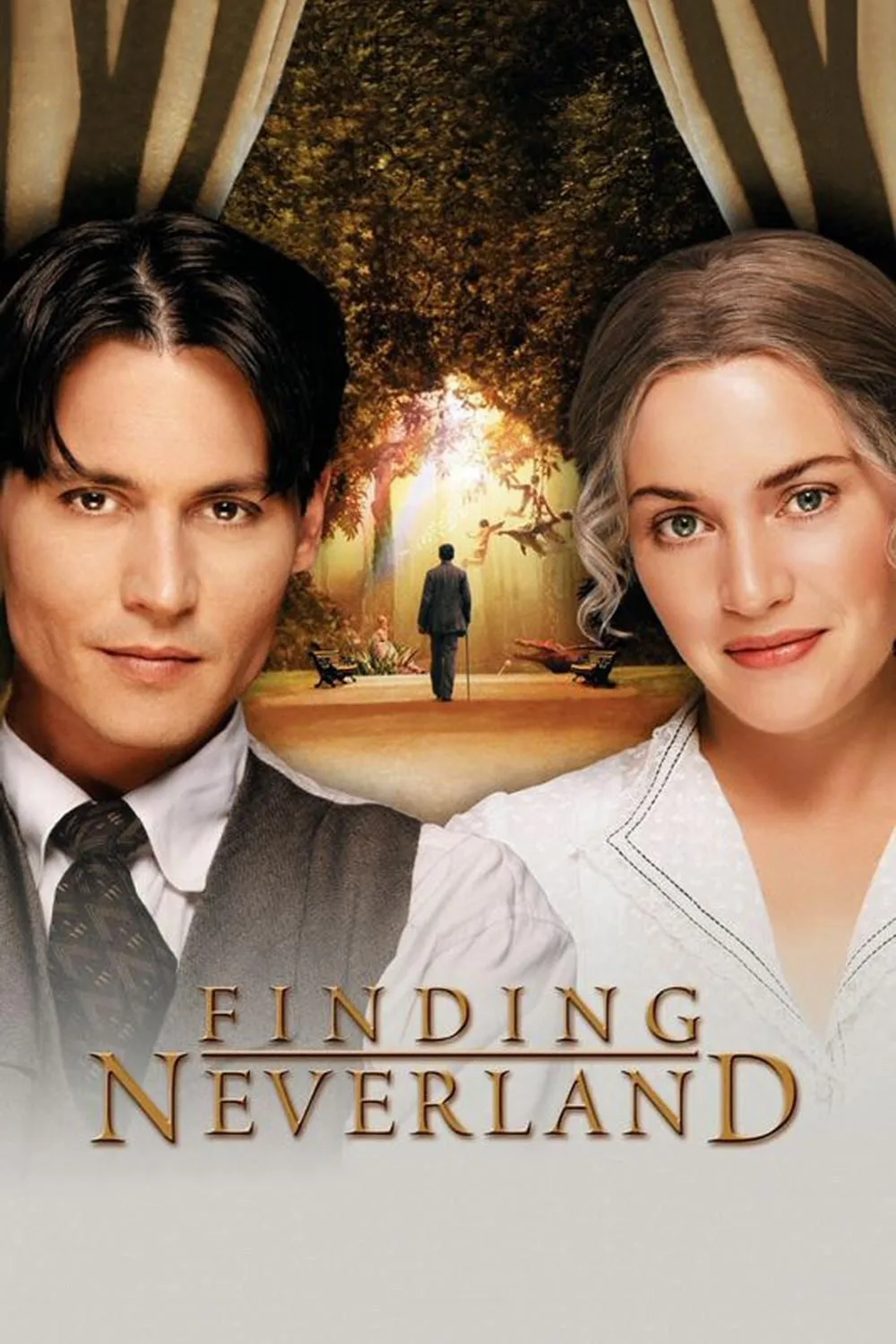 Johnny Depp and Kate Winslet in Finding Neverland (2004)