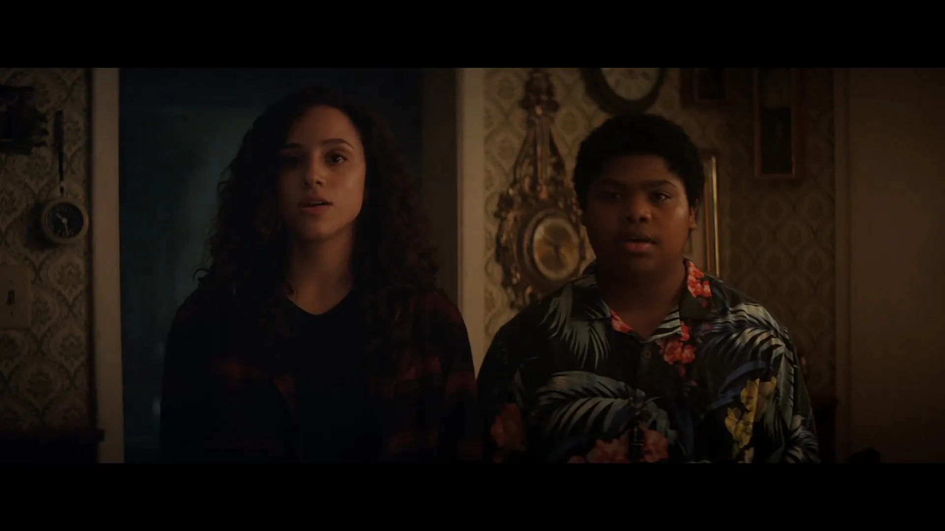 Kiana Madeira and Benjamin Flores Jr. in Fear Street: Part Two - 1978 (2021)