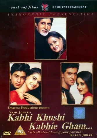 Amitabh Bachchan, Hrithik Roshan, Kajol, Kareena Kapoor, Jaya Bachchan, and Shah Rukh Khan in Kabhi Khushi Kabhie Gham... (2001)