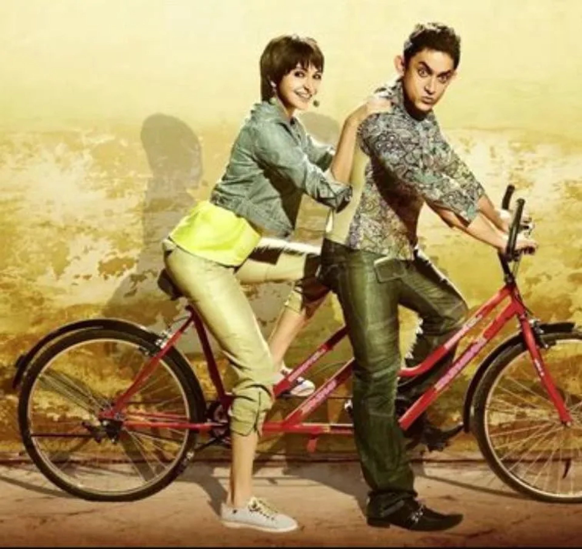 Aamir Khan and Anushka Sharma in PK (2014)