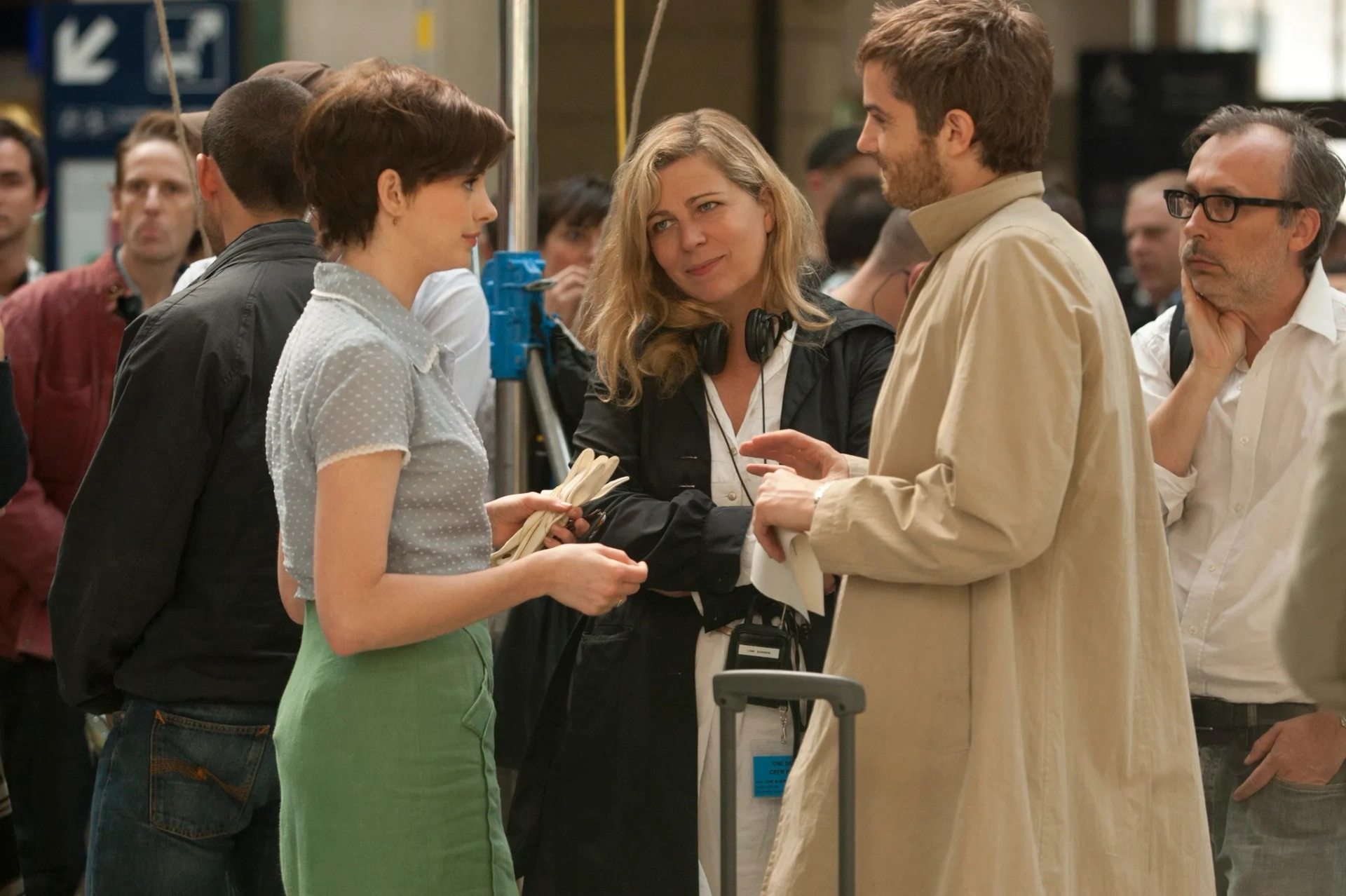 Anne Hathaway, Lone Scherfig, and Jim Sturgess in One Day (2011)