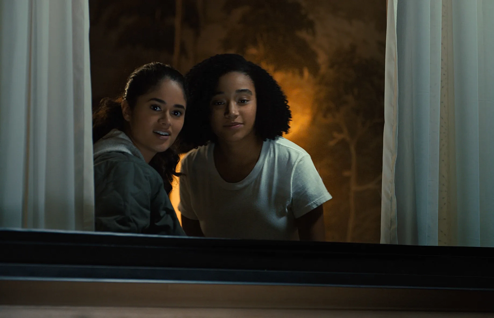 Amandla Stenberg and Danube Hermosillo in Everything, Everything (2017)