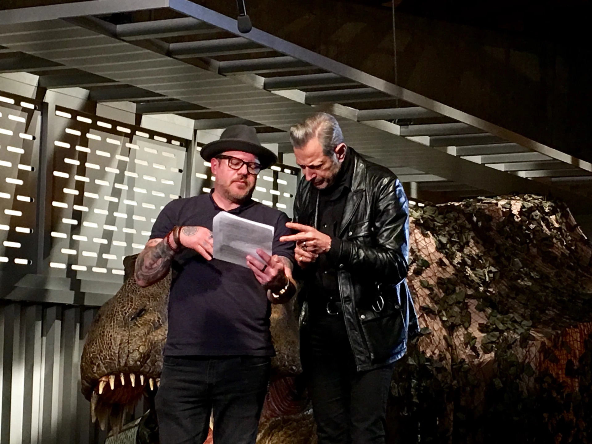 Jeff Goldblum and Todd Turner in Jurassic World: Fallen Kingdom (2018)