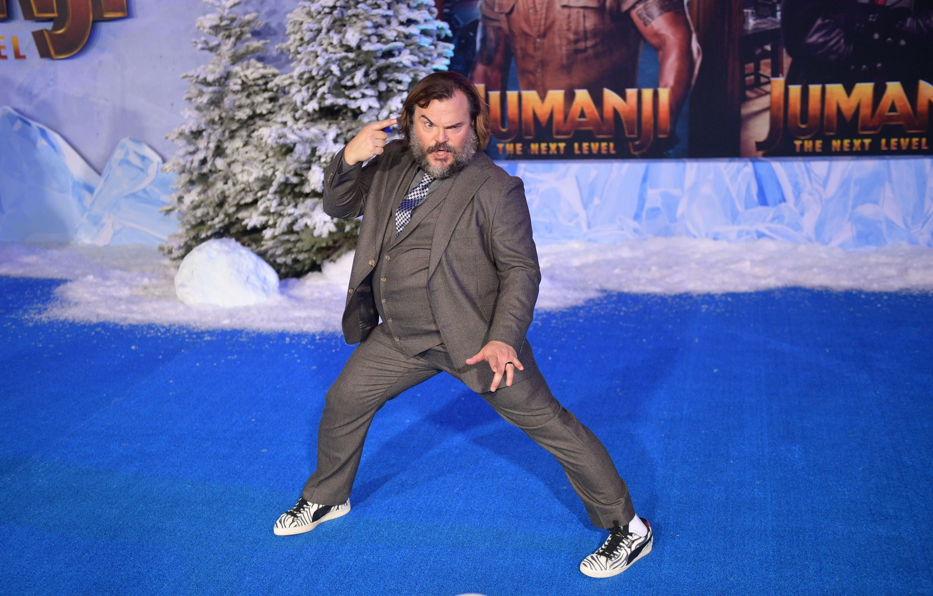 Jack Black at an event for Jumanji: The Next Level (2019)