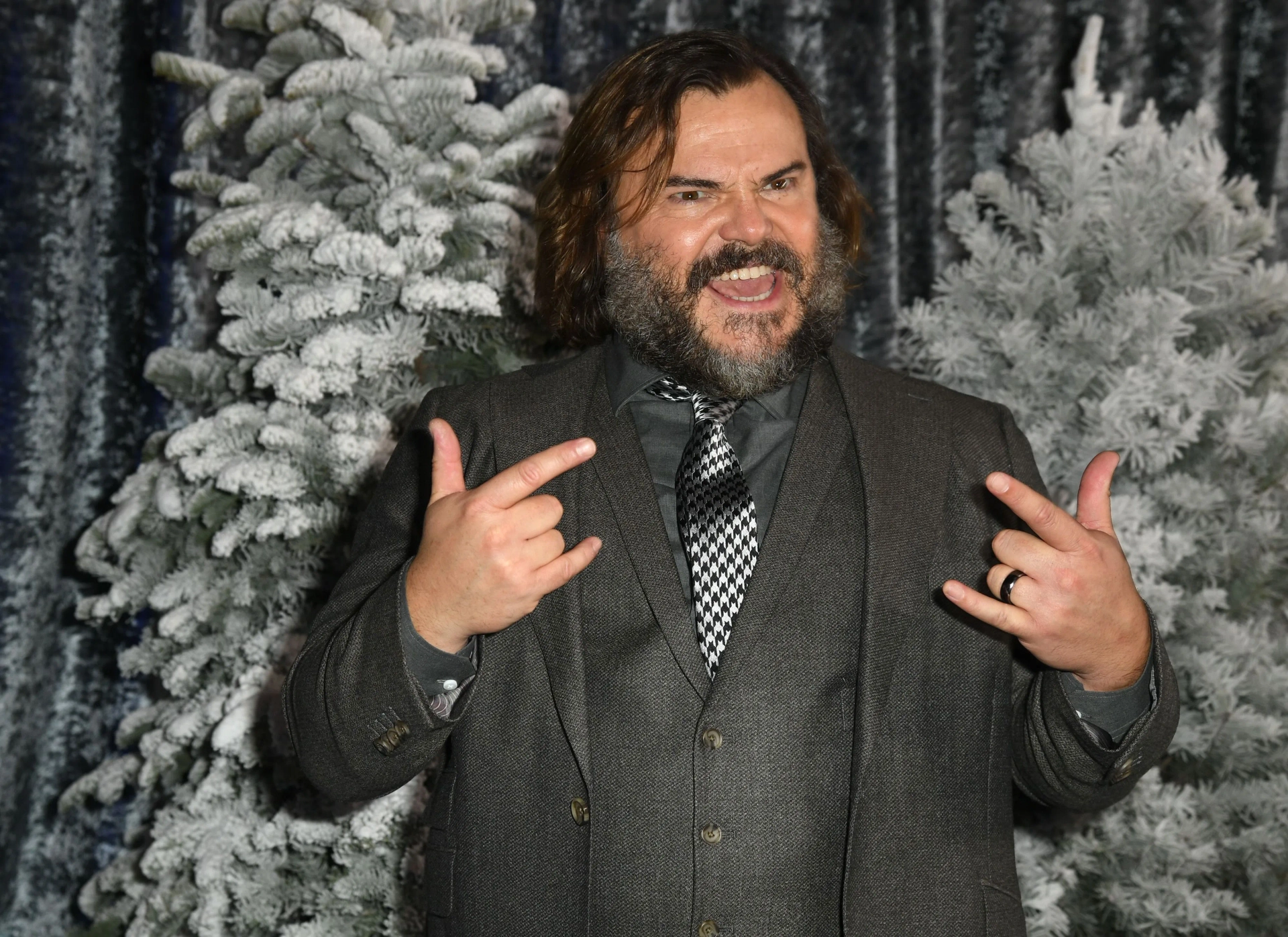 Jack Black at an event for Jumanji: The Next Level (2019)