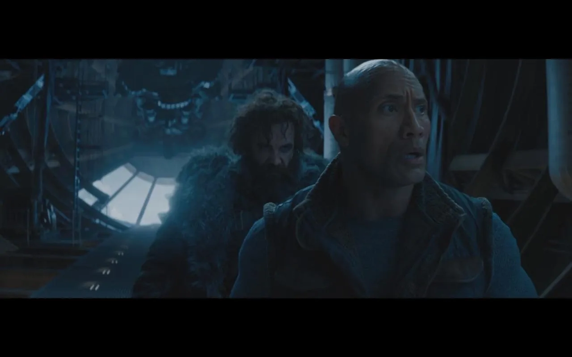 Dwayne Johnson and Rory McCann in Jumanji: The Next Level (2019)