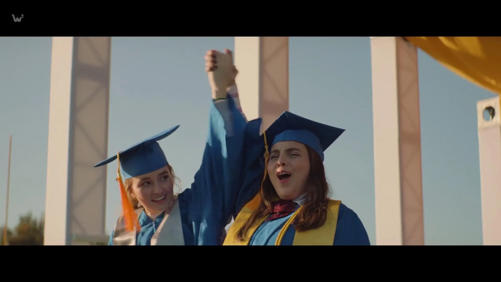 Beanie Feldstein and Kaitlyn Dever in Booksmart (2019)