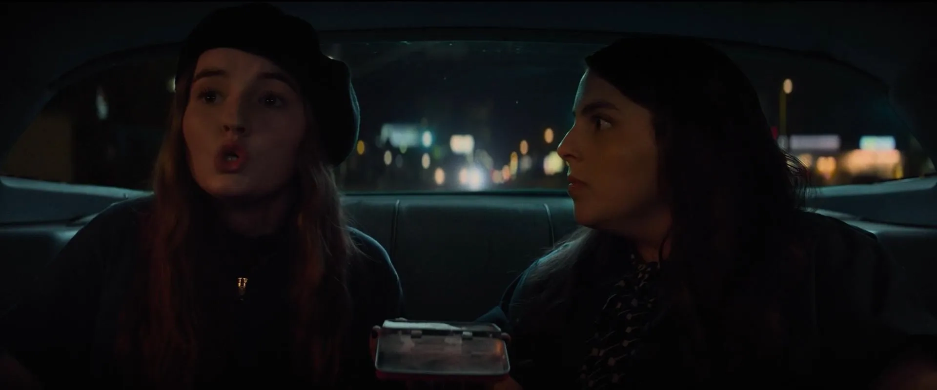 Beanie Feldstein and Kaitlyn Dever in Booksmart (2019)