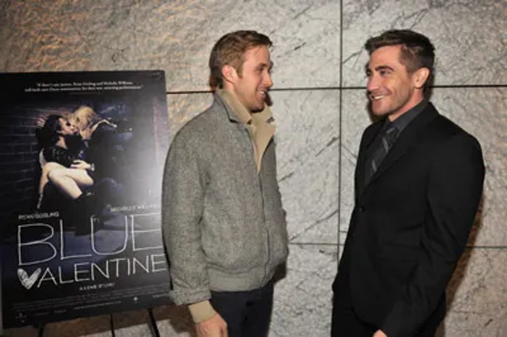 Ryan Gosling and Jake Gyllenhaal at an event for Blue Valentine (2010)