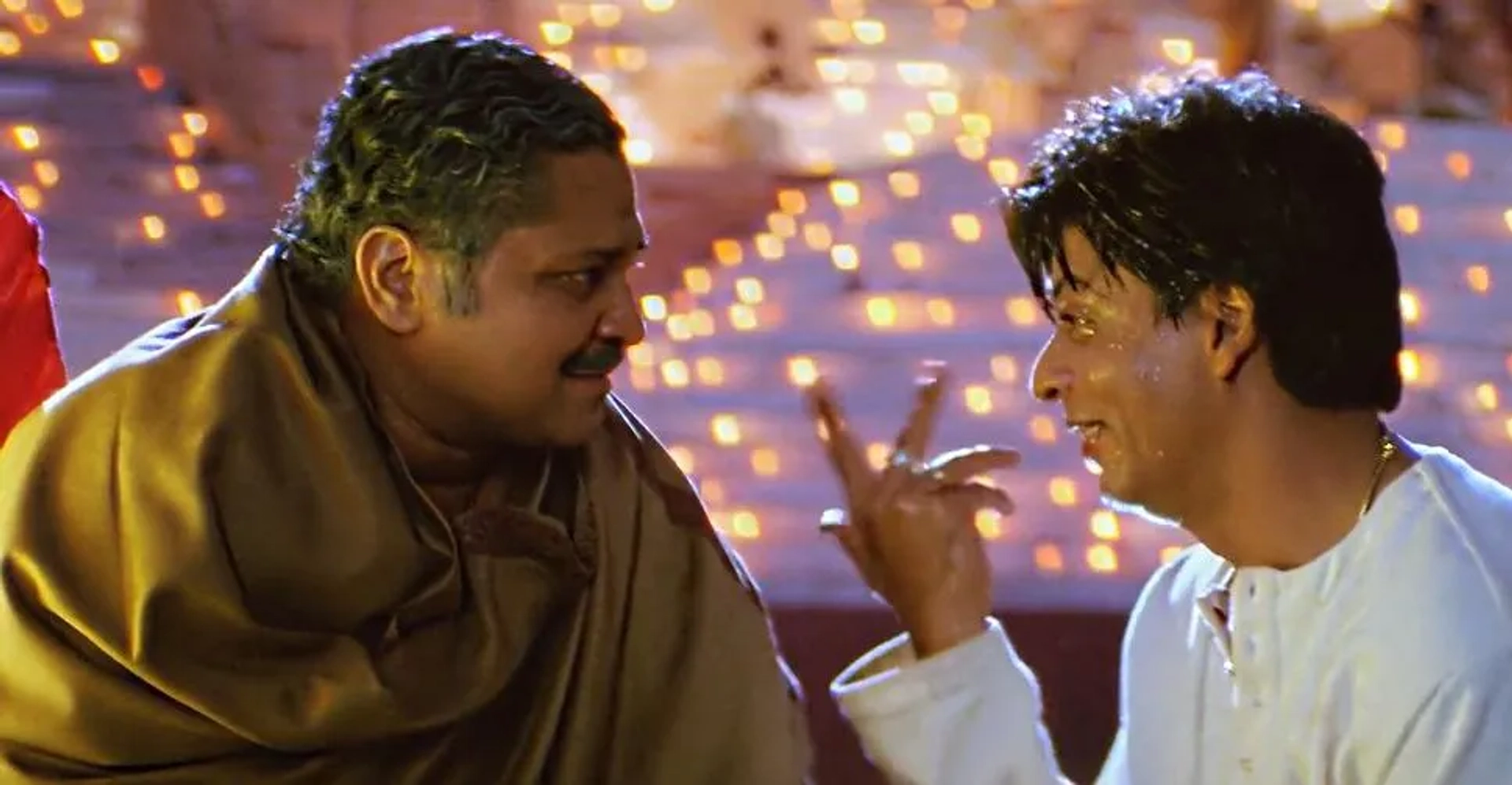 Shah Rukh Khan and Tiku Talsania in Devdas (2002)