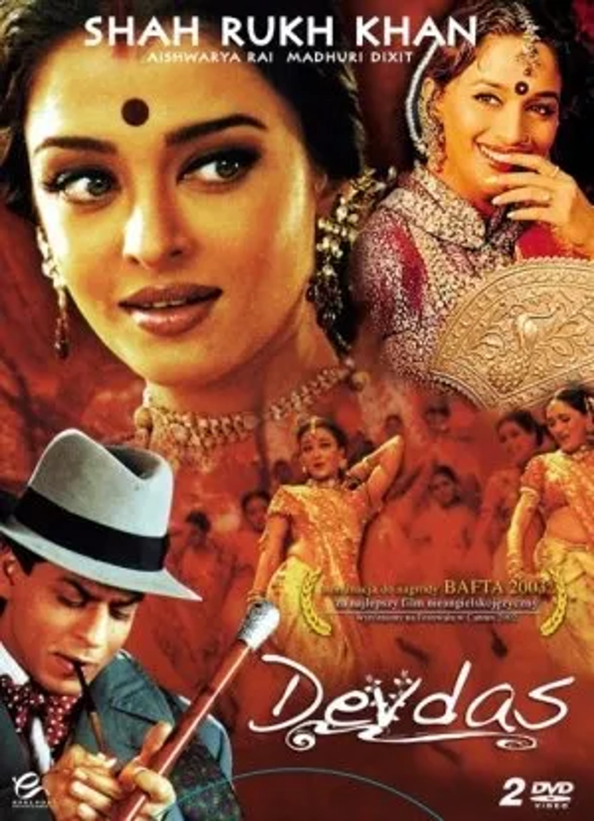 Madhuri Dixit, Shah Rukh Khan, and Aishwarya Rai Bachchan in Devdas (2002)