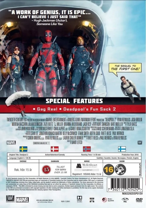 Ryan Reynolds, Terry Crews, and Zazie Beetz in Deadpool 2 (2018)