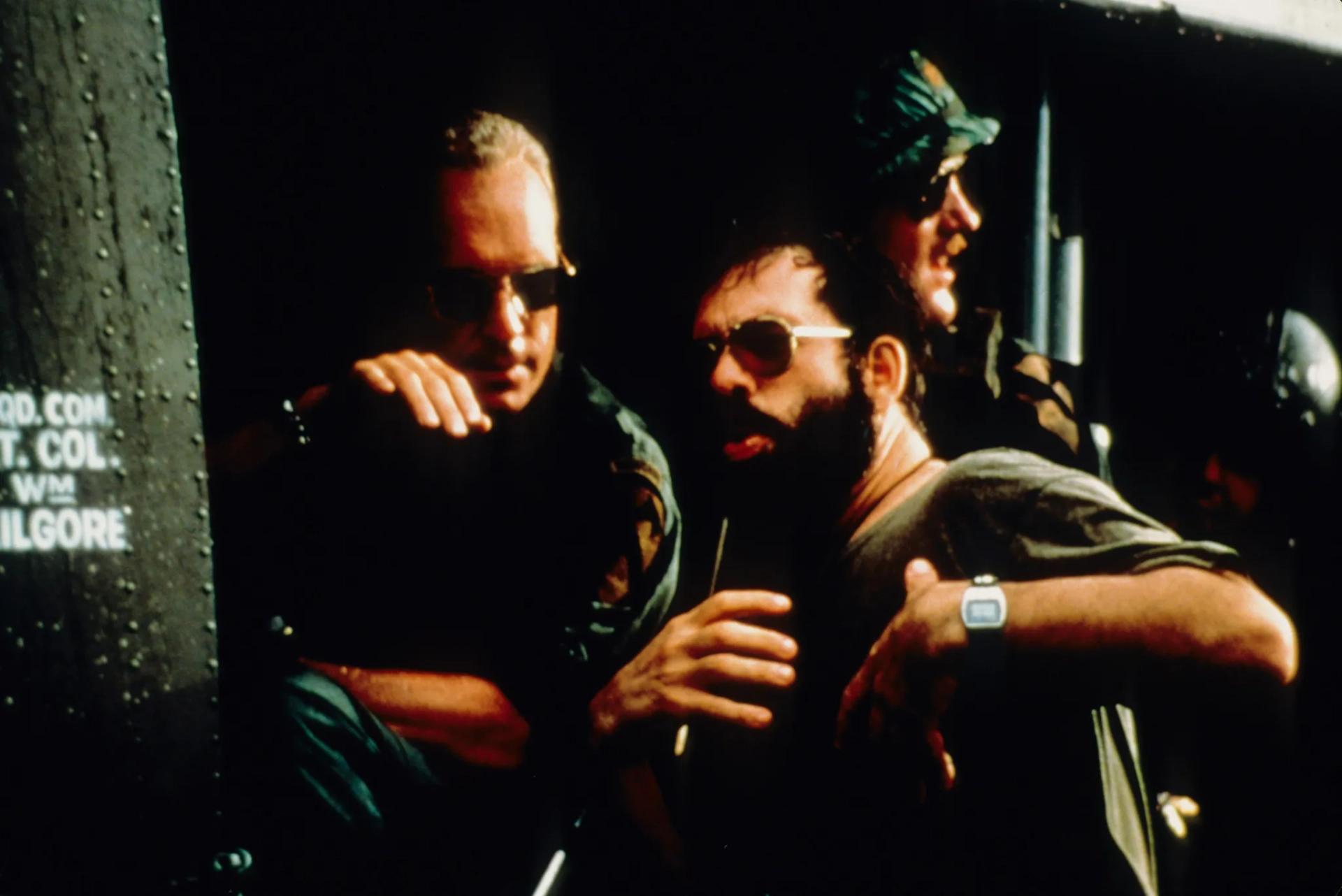 Francis Ford Coppola and Robert Duvall in Apocalypse Now (1979)