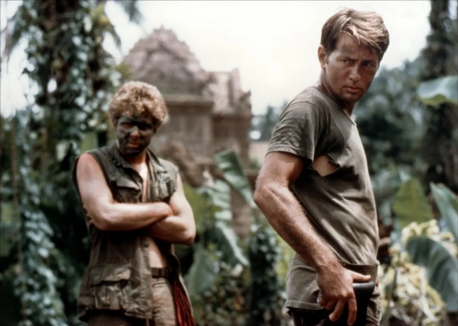 Martin Sheen and Sam Bottoms in Apocalypse Now (1979)