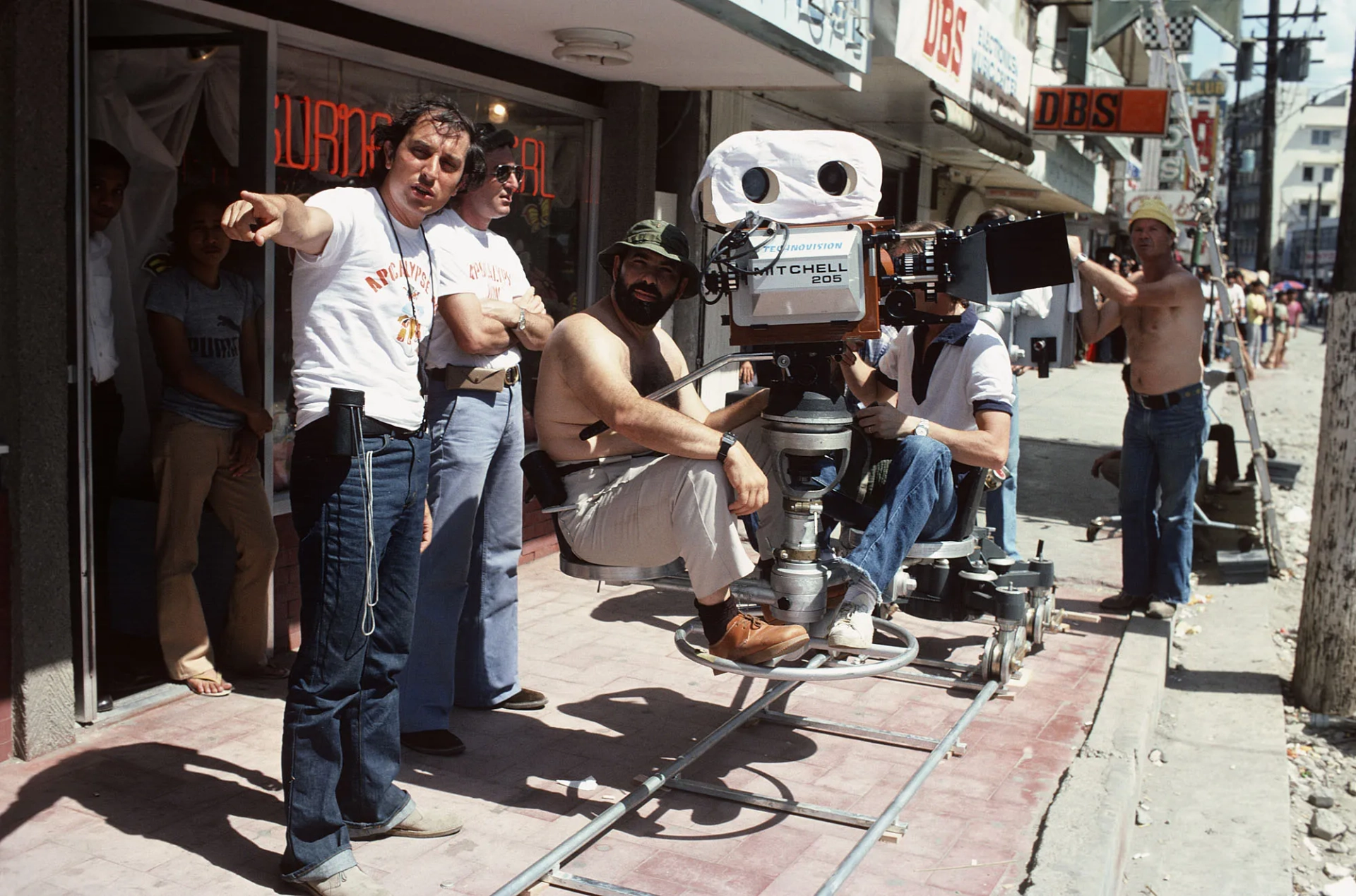 Francis Ford Coppola and Vittorio Storaro in Apocalypse Now (1979)