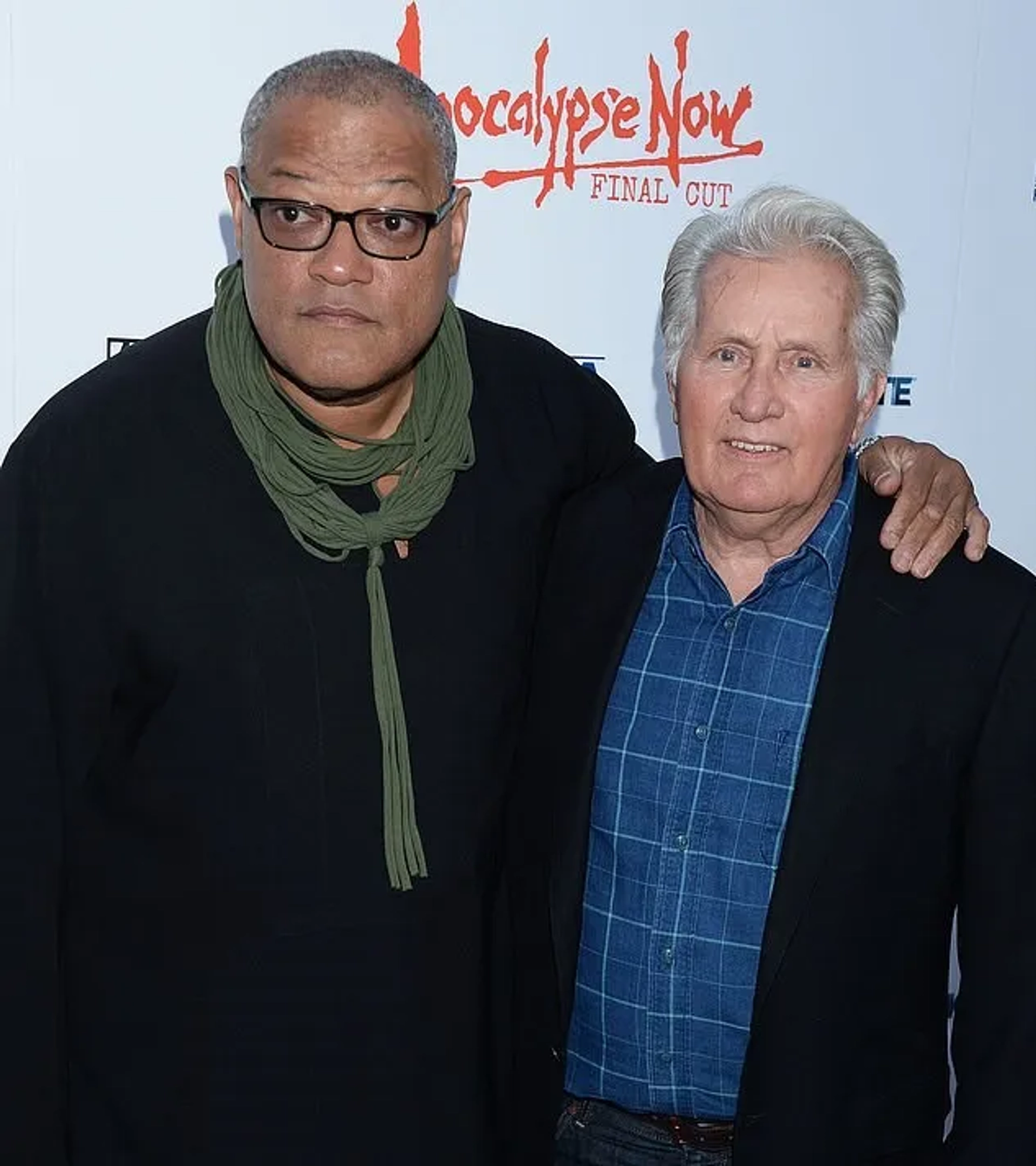 Laurence Fishburne and Martin Sheen at an event for Apocalypse Now (1979)