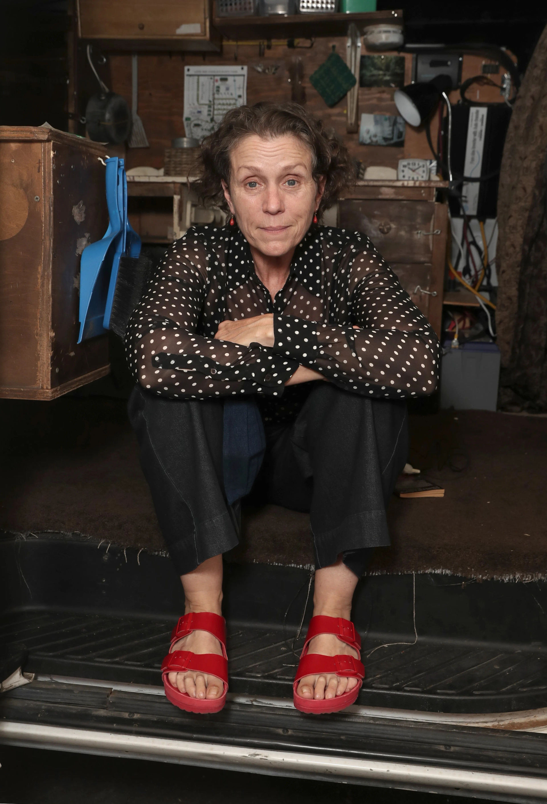 Frances McDormand at an event for Nomadland (2020)