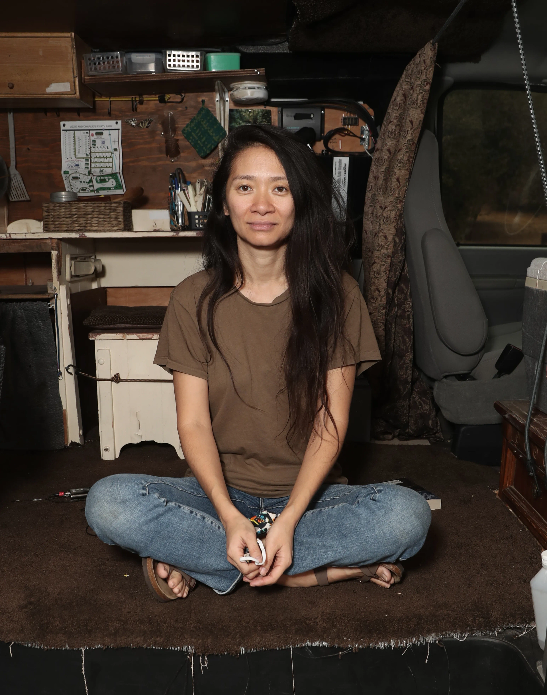 Chloé Zhao at an event for Nomadland (2020)