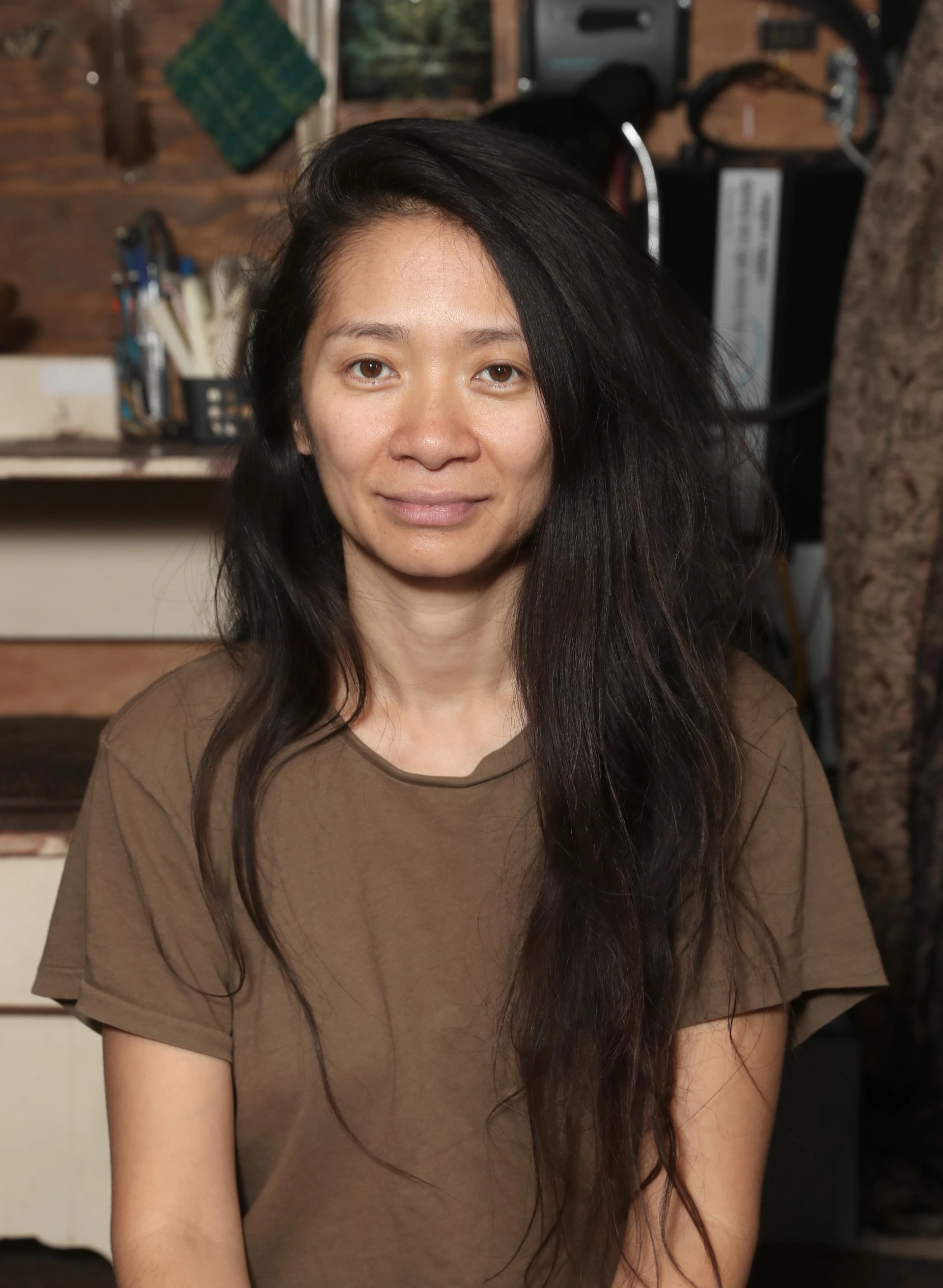 Chloé Zhao at an event for Nomadland (2020)