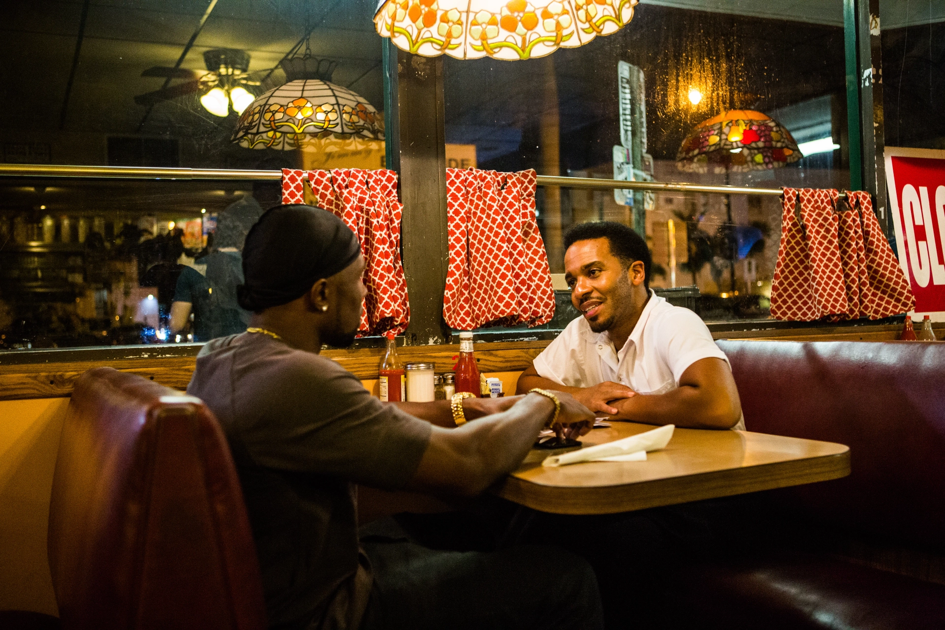 André Holland and Trevante Rhodes in Moonlight (2016)