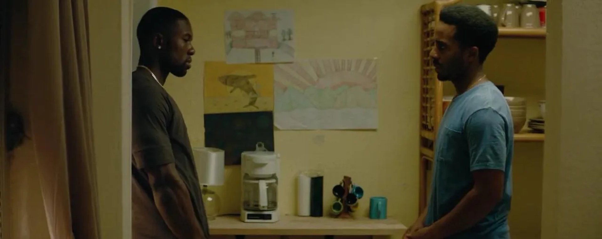 André Holland and Trevante Rhodes in Moonlight (2016)