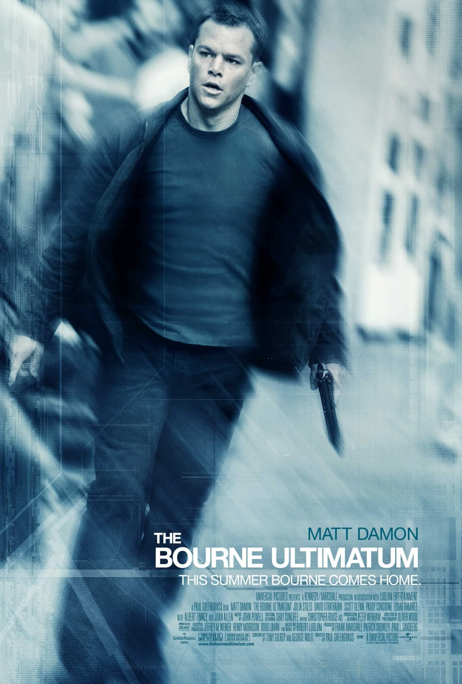 Matt Damon in The Bourne Ultimatum (2007)