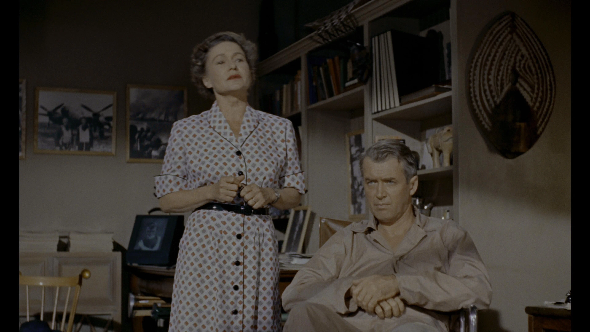 James Stewart and Thelma Ritter in Rear Window (1954)